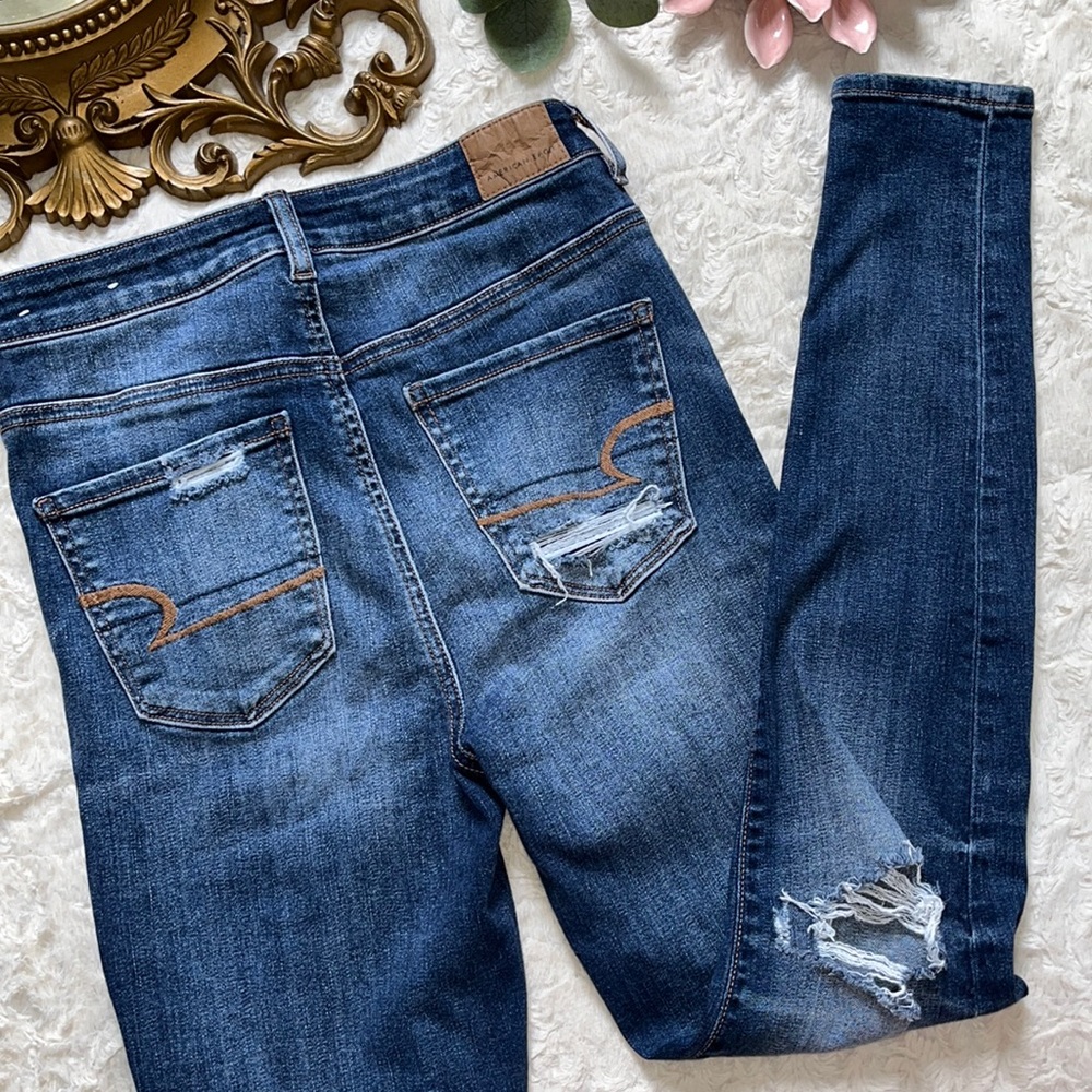 American Eagle Highest Rise Jeggings size 4 Super Stretch